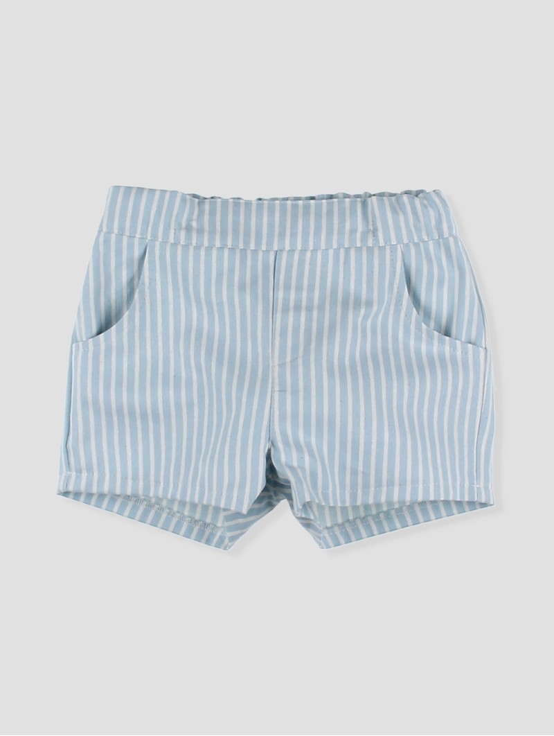 La Toscana Striped cotton shorts