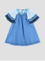 Girls' blue plumeti