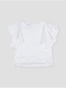 Camiseta con volantes