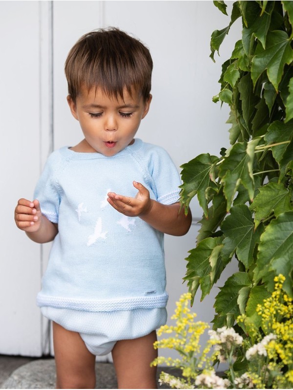 Conjunto niño gaviotas