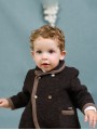 Austrian-style coat with piping