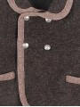 Austrian-style coat with piping
