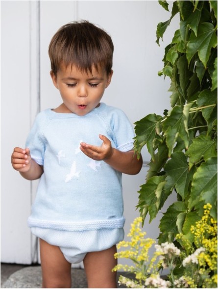 Conjunto niño gaviotas