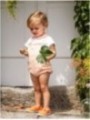 Nana T-shirt and dungarees set