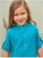 CAMISA EFECTO BAMBULA CUELLO MAO CC. CLEO