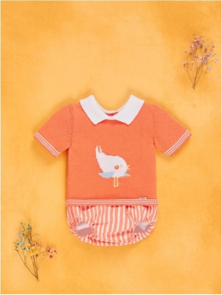 Doublet bird and panty set