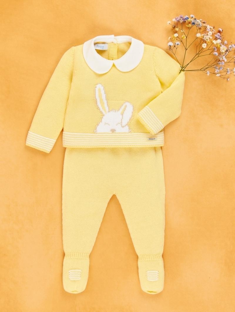Conjunto niño primera puesta conejito