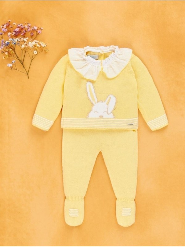 Conjunto niña primera puesta conejito