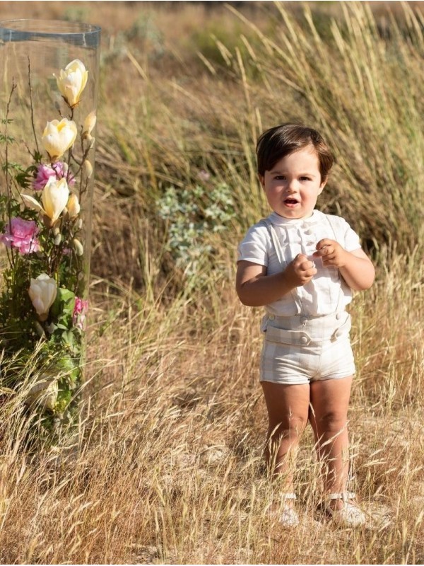 Conjunto niño de lino 
