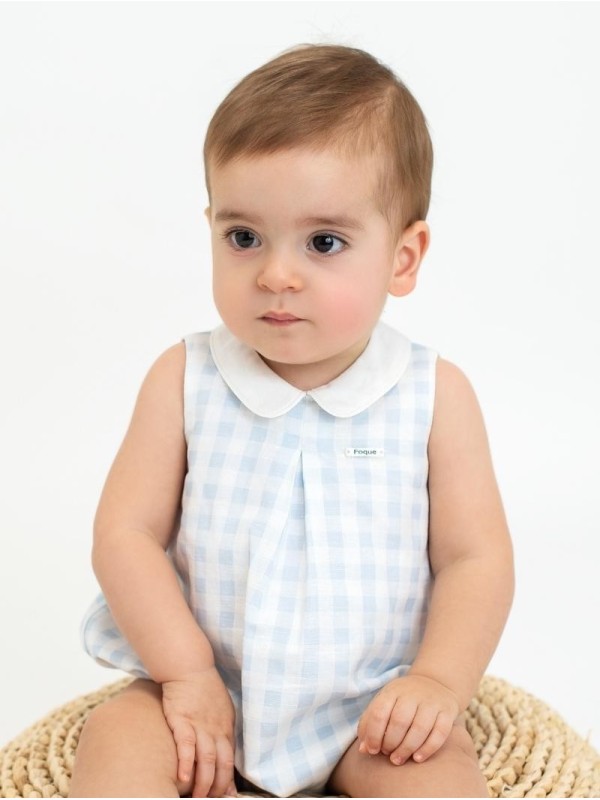 Pelele cuadro vichy