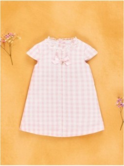 Gingham check dress