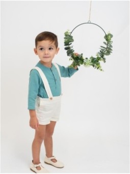 Camisa linho verde