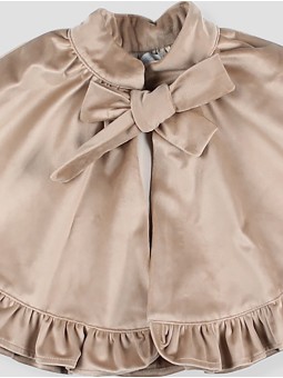Black velvet cape