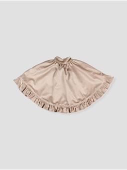 Black velvet cape